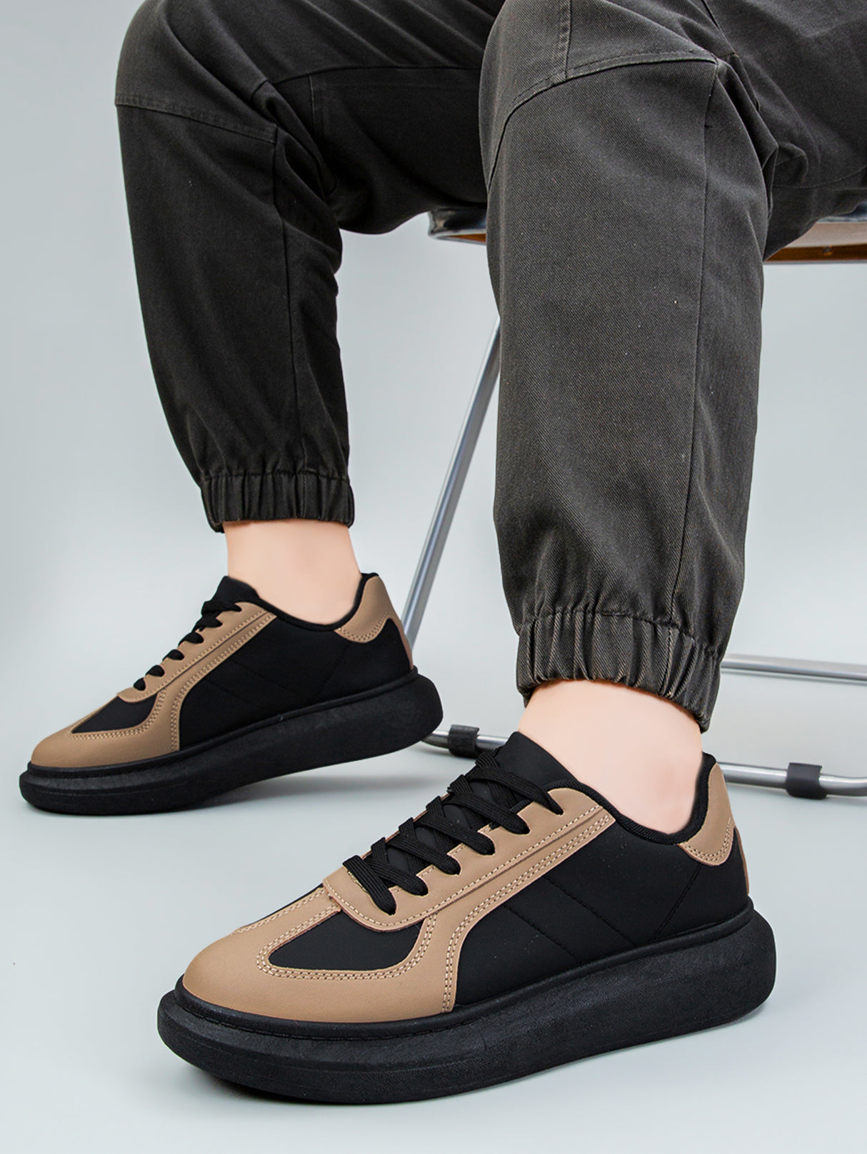Tenis Para Hombre Sneakers Casuales de Plataforma Comodos De Moda