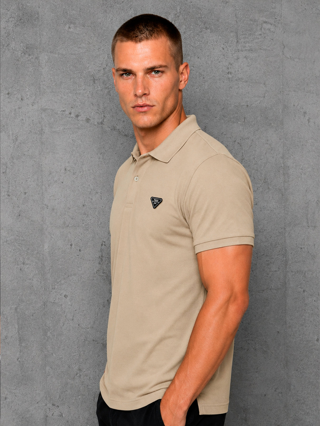 Playera HPC Polo Hombre Slim Fit Algodón Manga Corta Casual