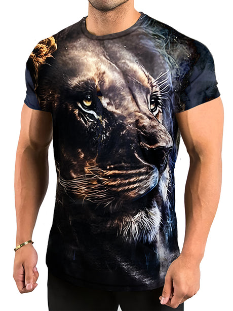 Playera Sublimada Para Hombre King B Premium De Manga Corta