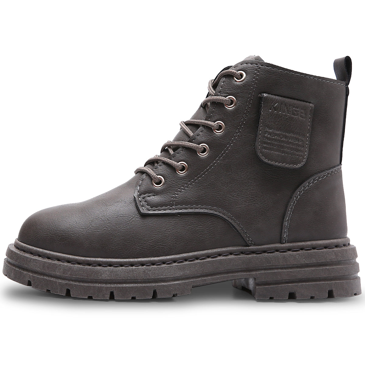 Botas Para Hombre Estilo Urbano Tipo Vinipiel Antideslizante