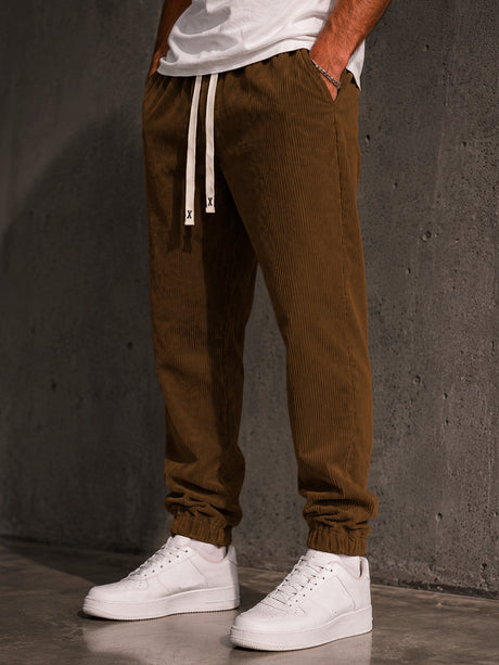 Pants Pantalon Pana Para Hombre Premium Jogger Comodo Casual