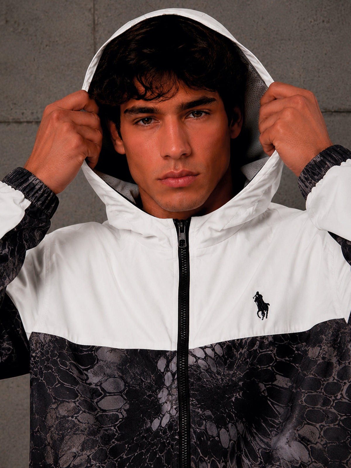 Chamarra Hpc Polo Rompevientos Para Hombre