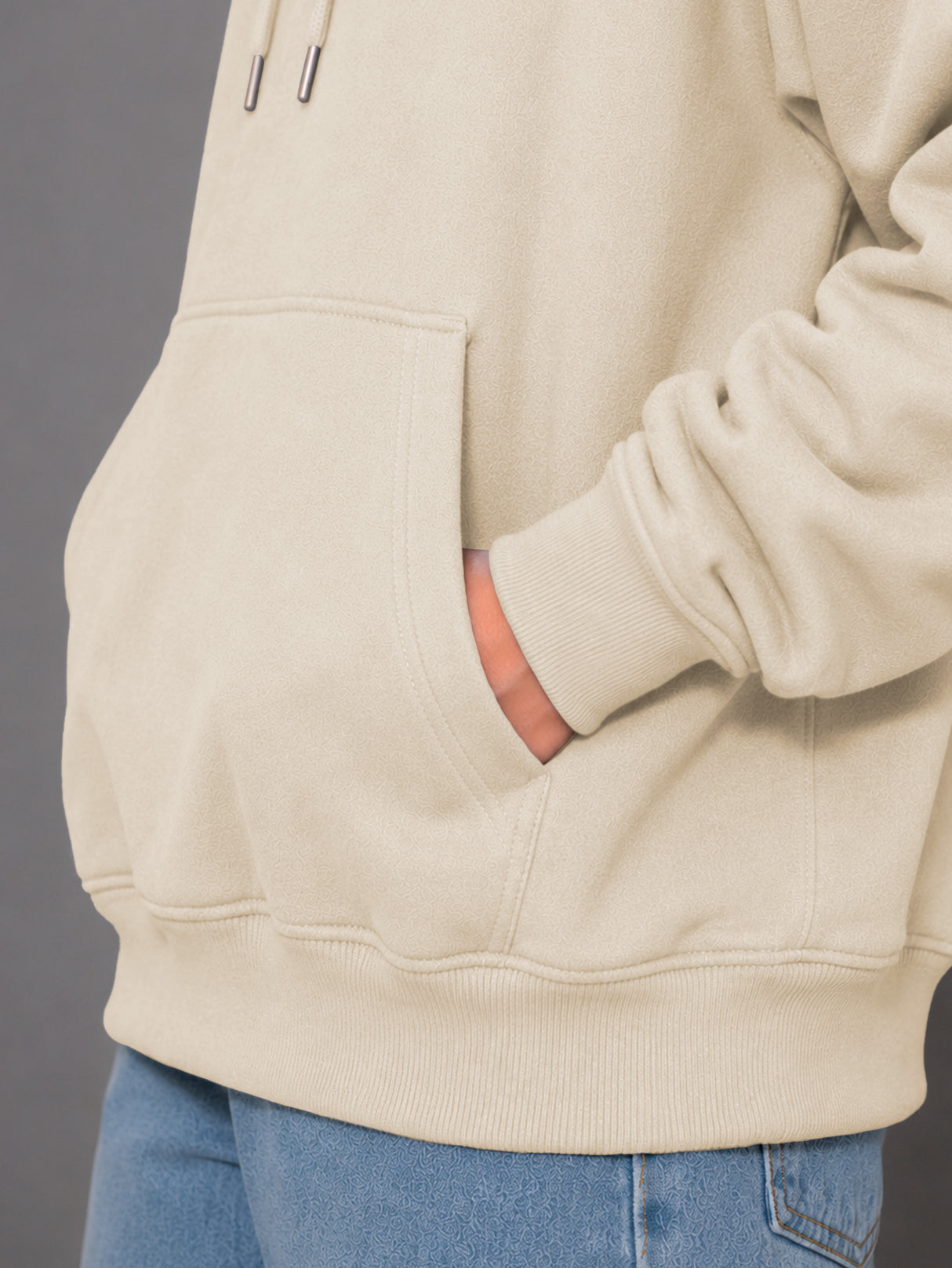 Sudadera con Capucha para Mujer Manga Larga Hoodie sin Cierre