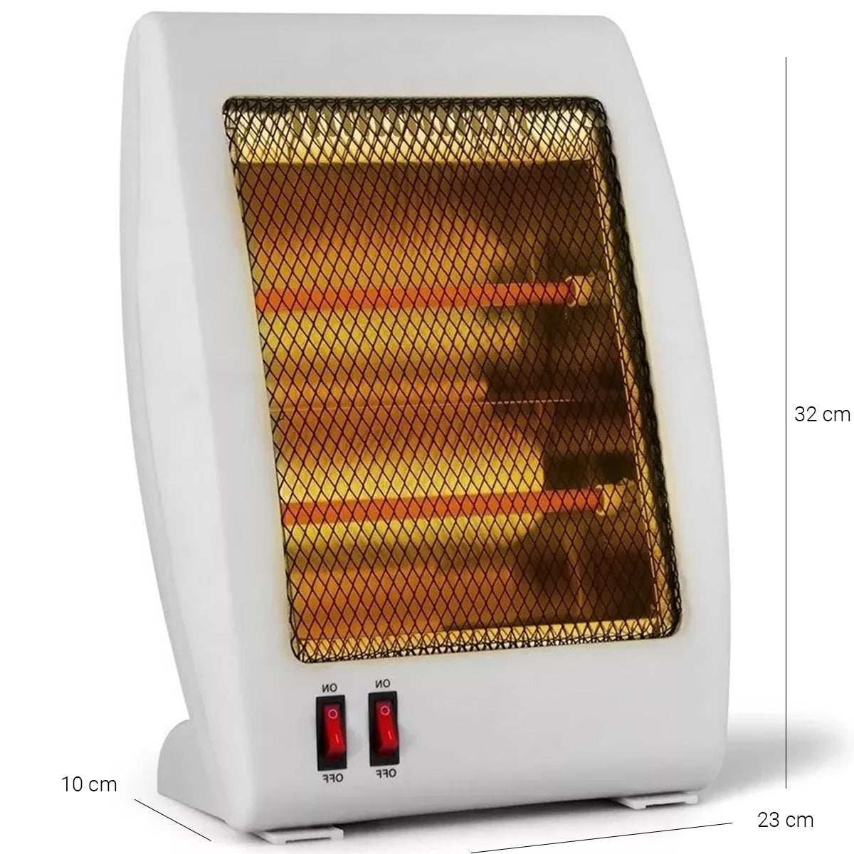 Calefactor Calentador Eléctrico Cuarzo 2 Niveles 800w