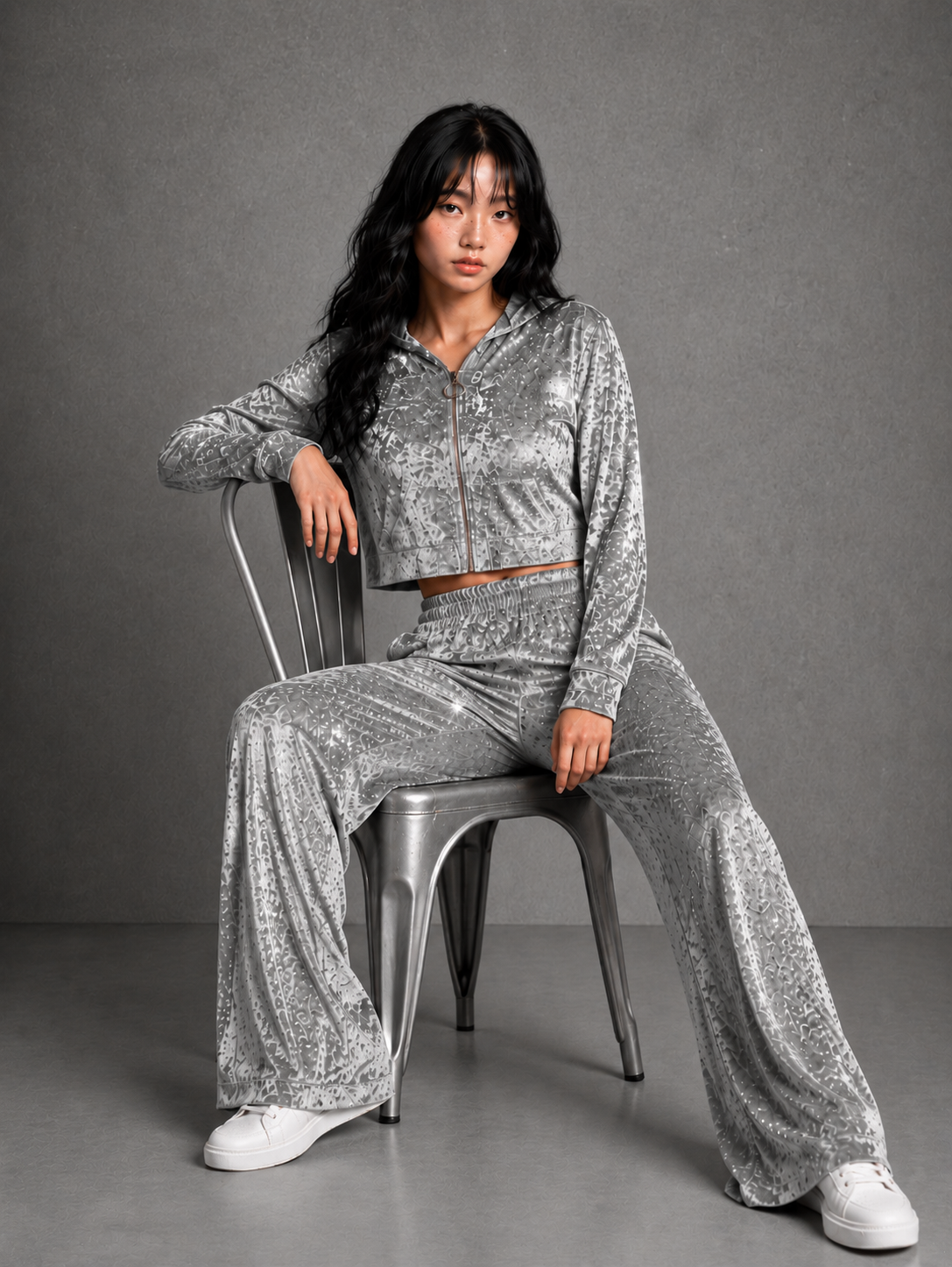 Conjunto 2 Piezas Sudadera Y Pantalón Dama Comodo Casual