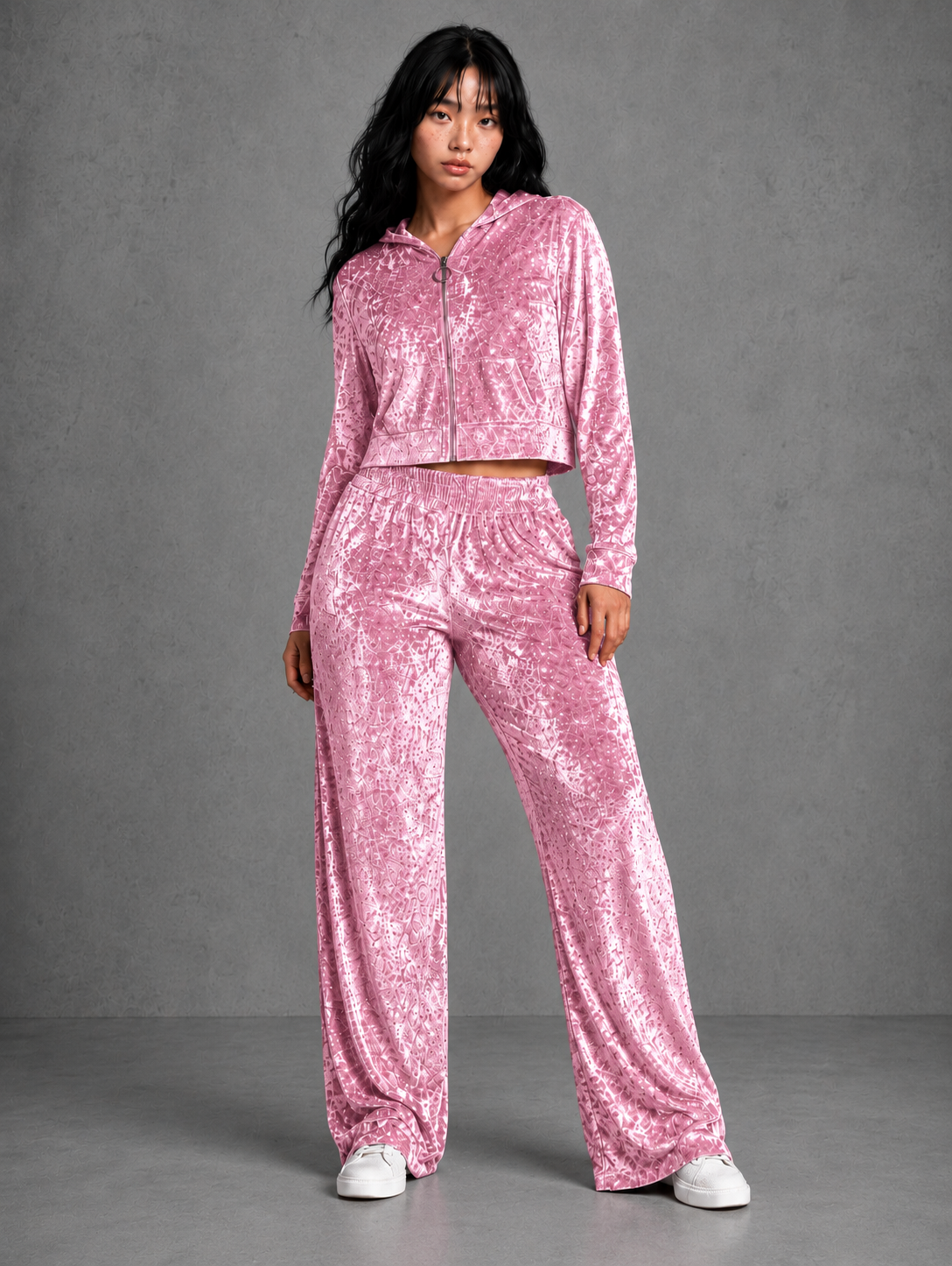 Conjunto 2 Piezas Sudadera Y Pantalón Dama Comodo Casual