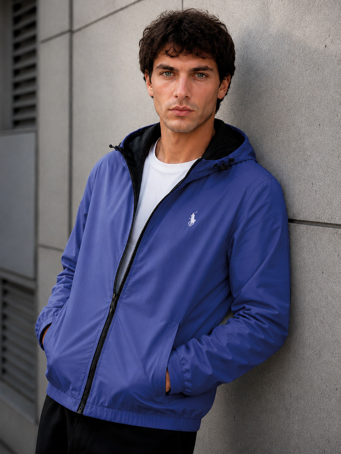 Chamarra Hpc Polo Rompevientos Para Hombre Calidad Premium