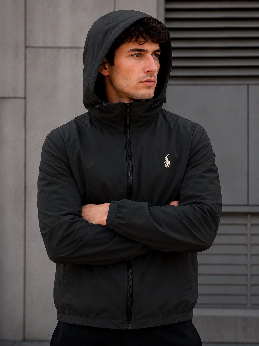 Chamarra Hpc Polo Rompevientos Para Hombre Calidad Premium