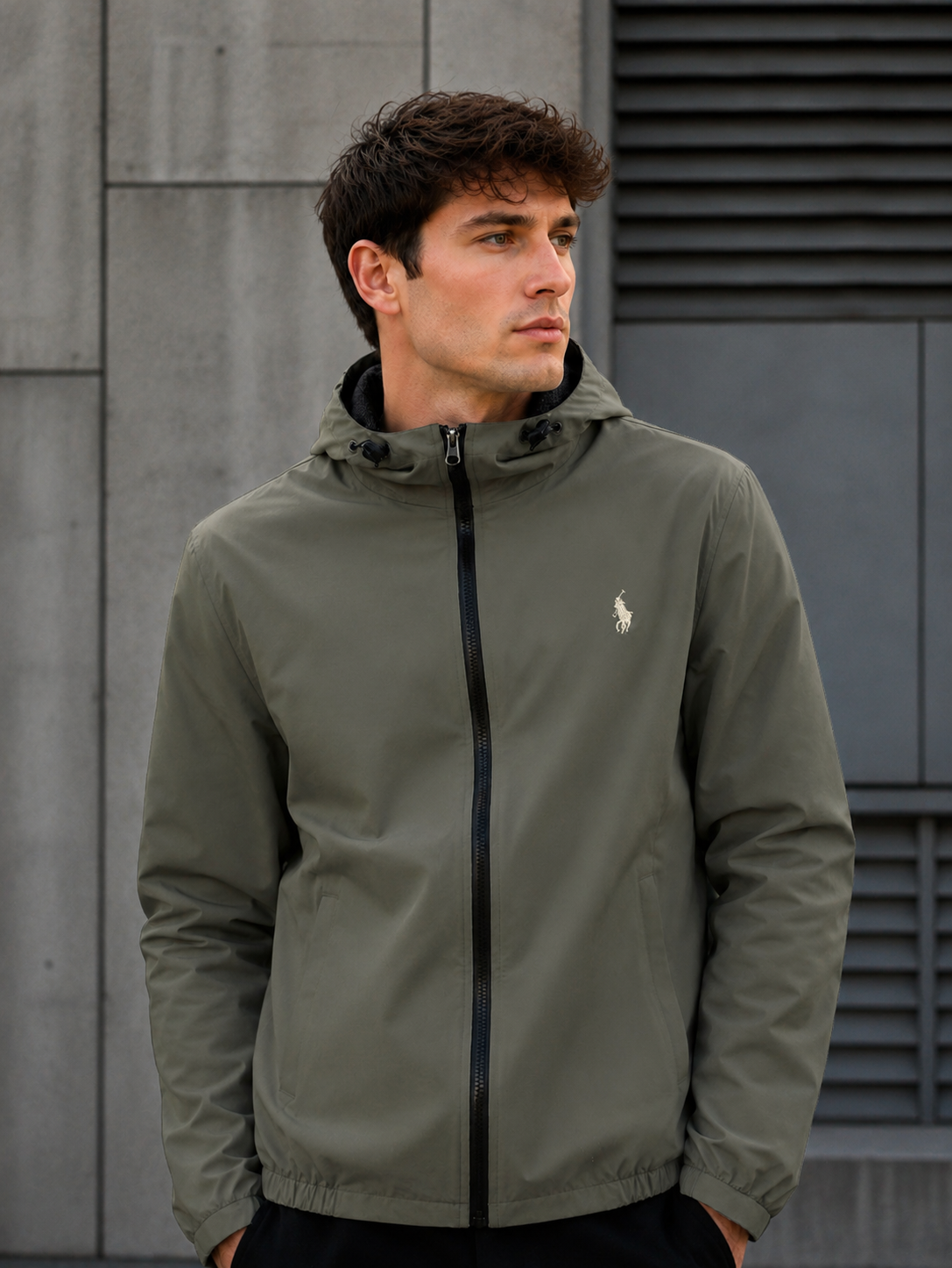 Chamarra Hpc Polo Rompevientos Para Hombre Calidad Premium