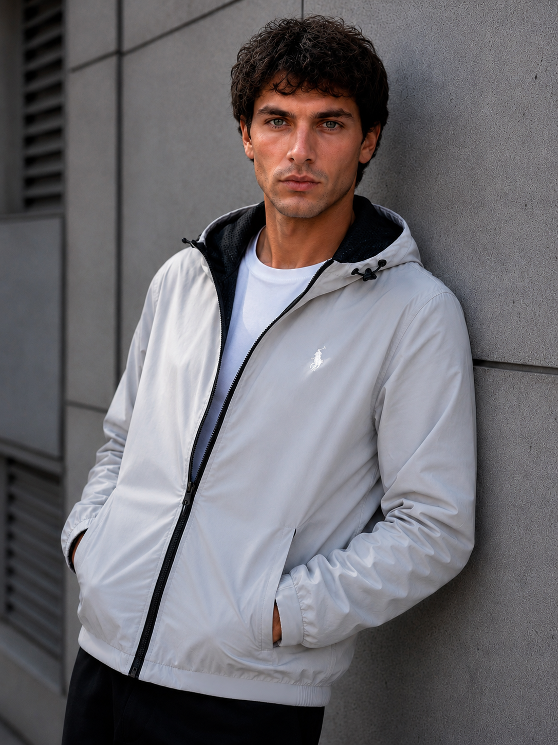 Chamarra Hpc Polo Rompevientos Para Hombre Calidad Premium
