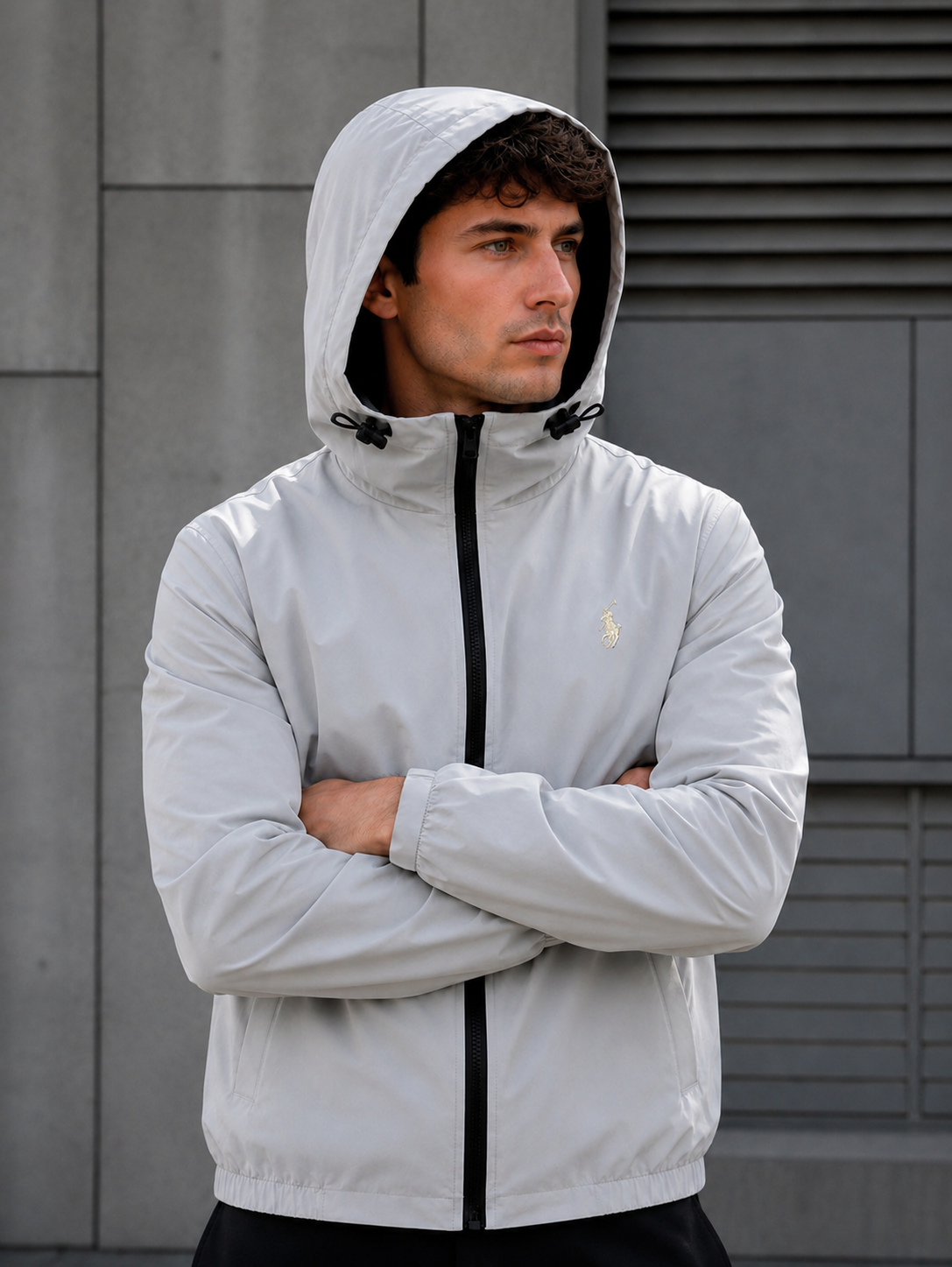 Chamarra Hpc Polo Rompevientos Para Hombre Calidad Premium