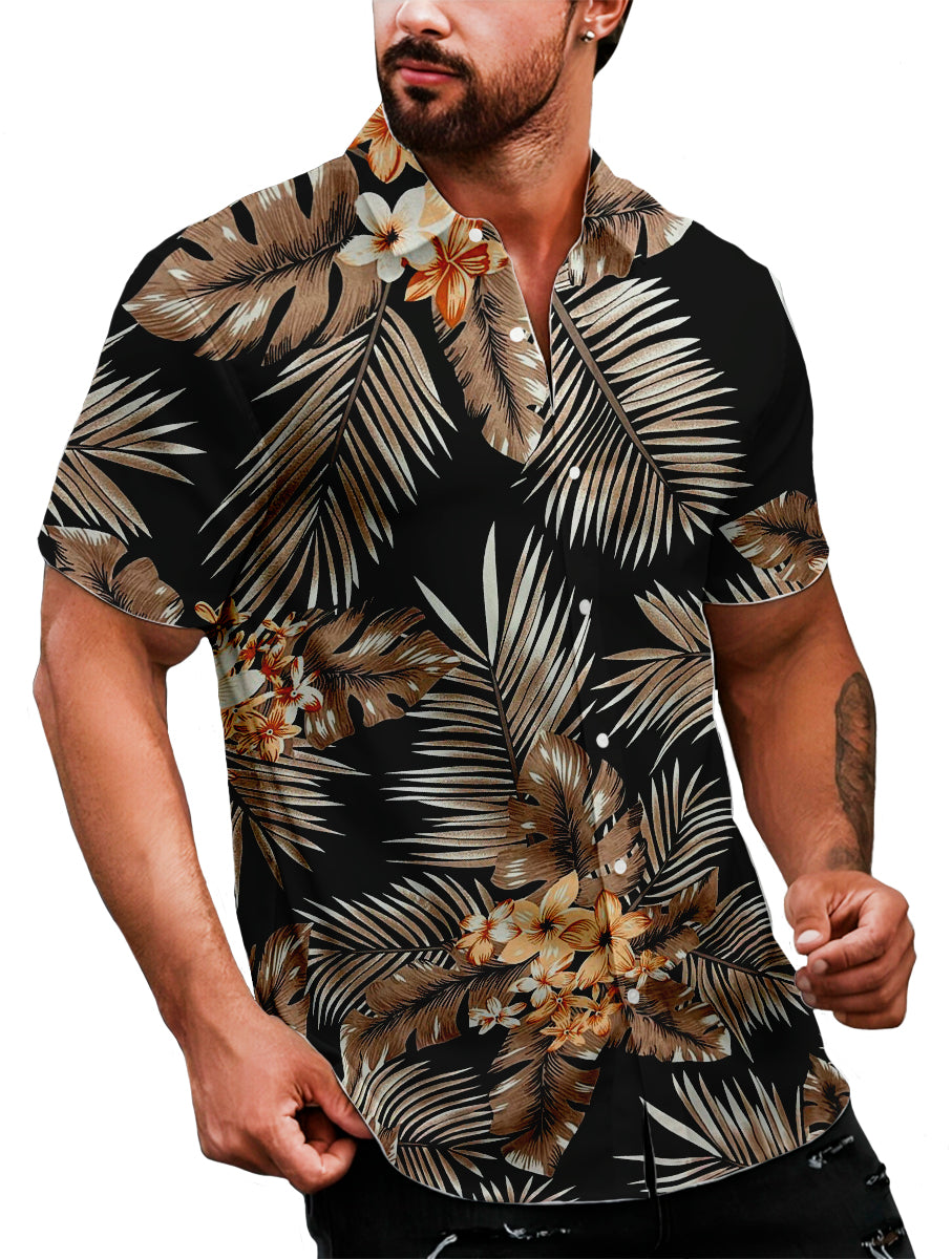 Camisa Casual Para Hombre Strech Manga Corta Shendy Vendy