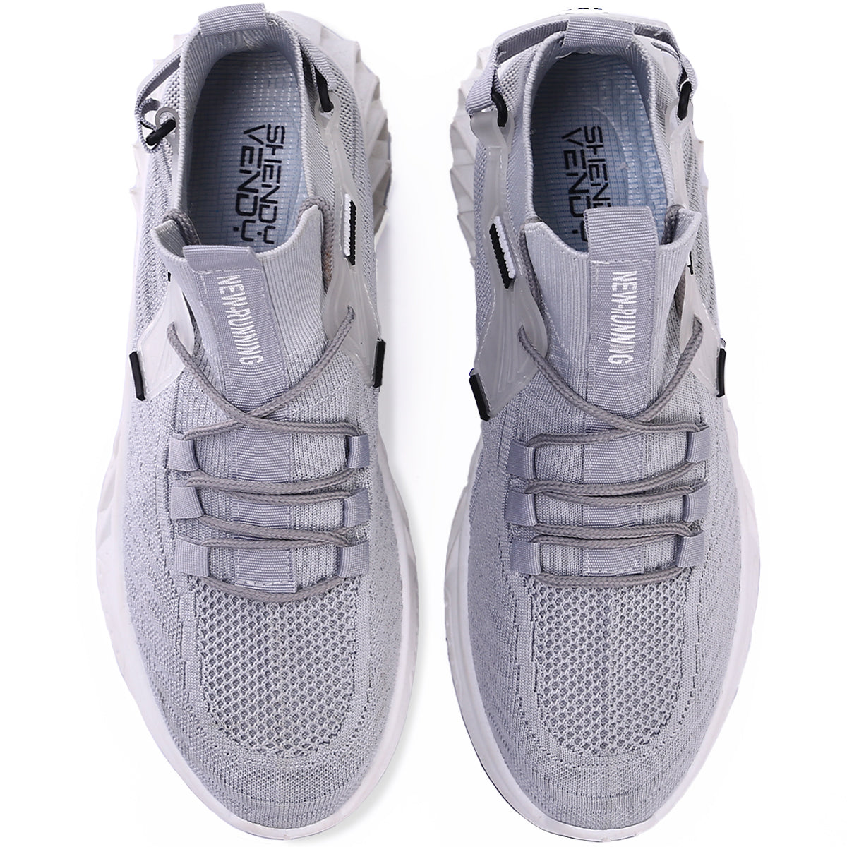 Zapato para hombre con suele resistente al impacto, Zapatilla de uso deportivo con suela ligera y transpirable, Tenis deportivo para hombre con cordones de moda