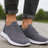 Tenis para hombre casuales con un diseño de  tela para correr con punta  con agujeta clásica, suela antideslizante Zapatilla para hombre cómodo transpirable ideal para el uso diario