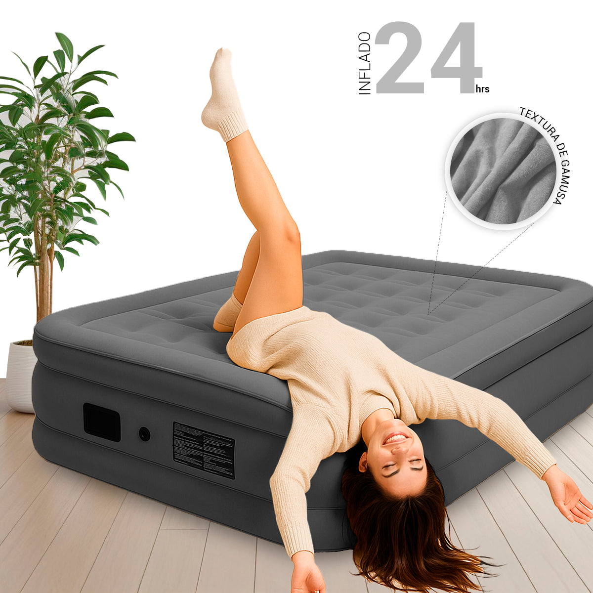 Colchón Inflable Queen Size