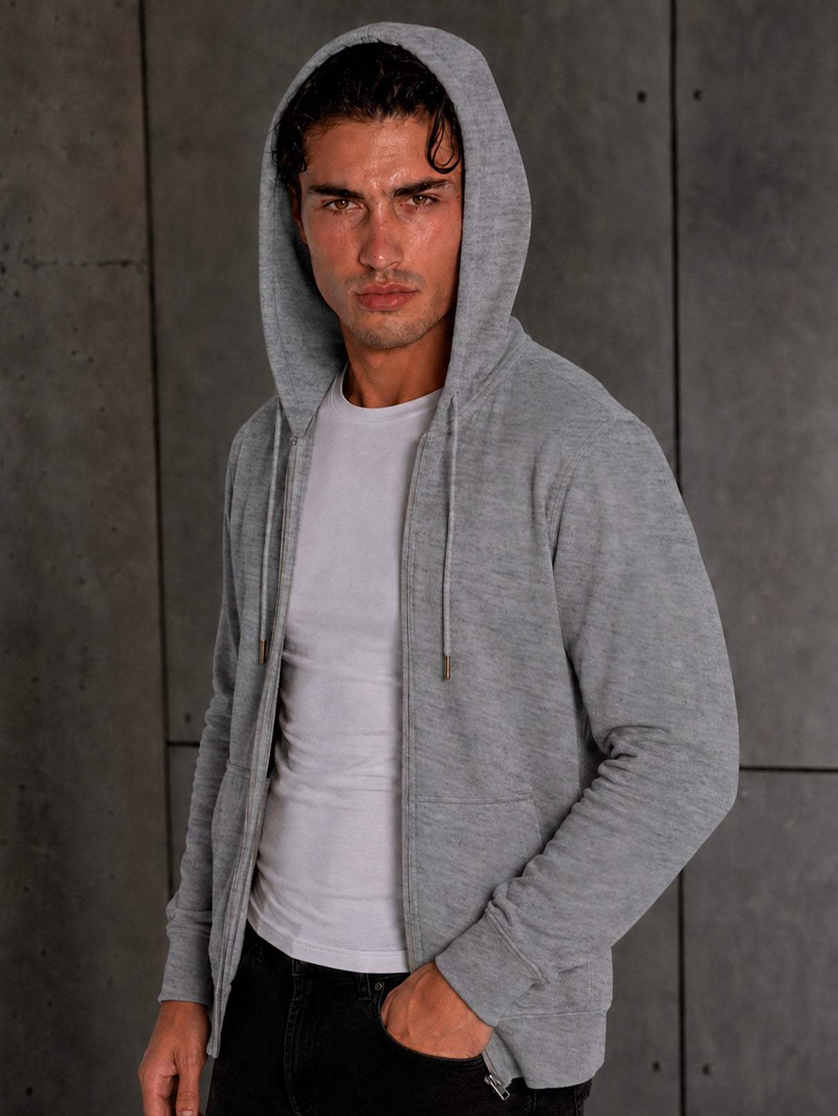 Sudadera Hoddie Para Hombre Con Cierre y Capucha Mayoreo