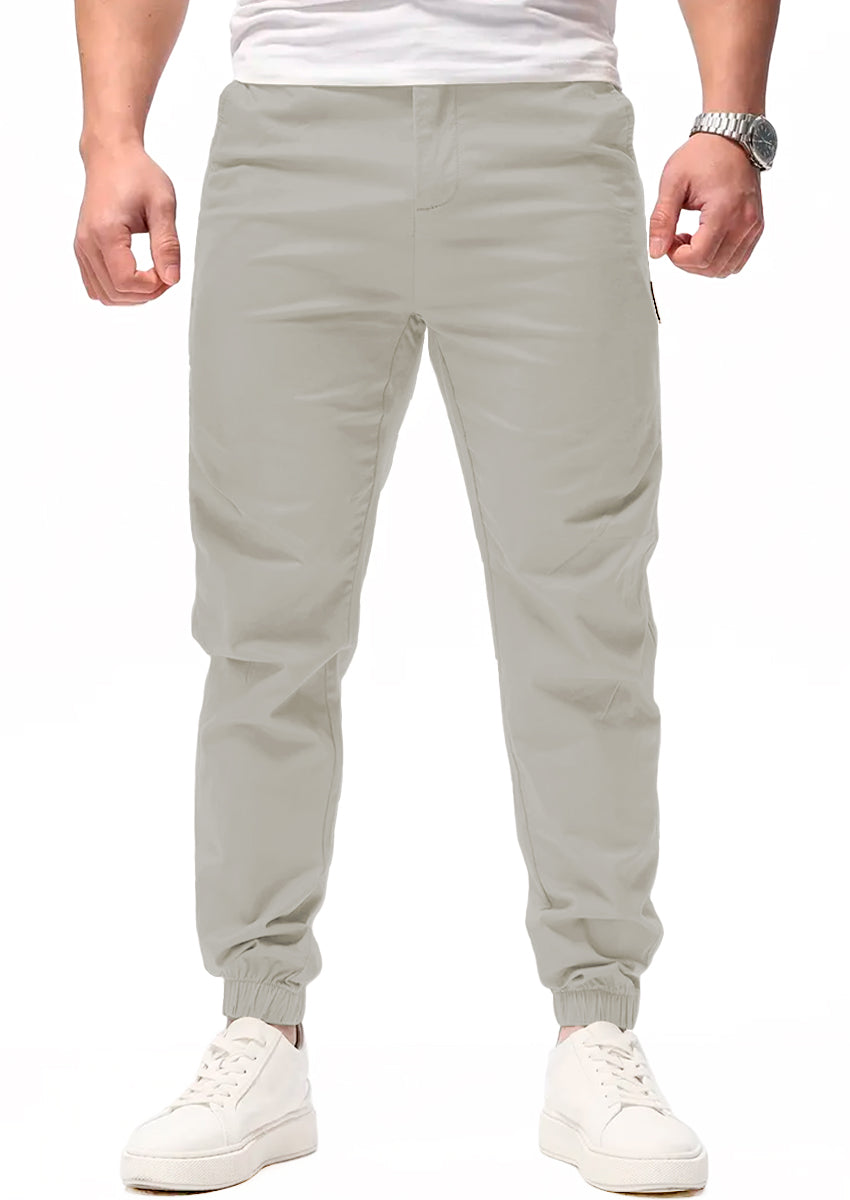 Pantalon Casual Deportivo Jogger para Hombre Bolsos Laterales con Cintura Elastica Ajustable
