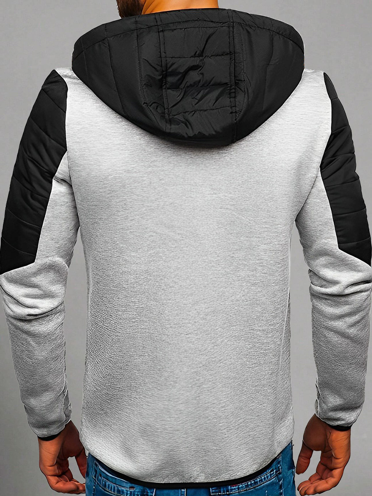 Sudadera Hombre Con Capucha Deportiva Con Cierre Hoodie