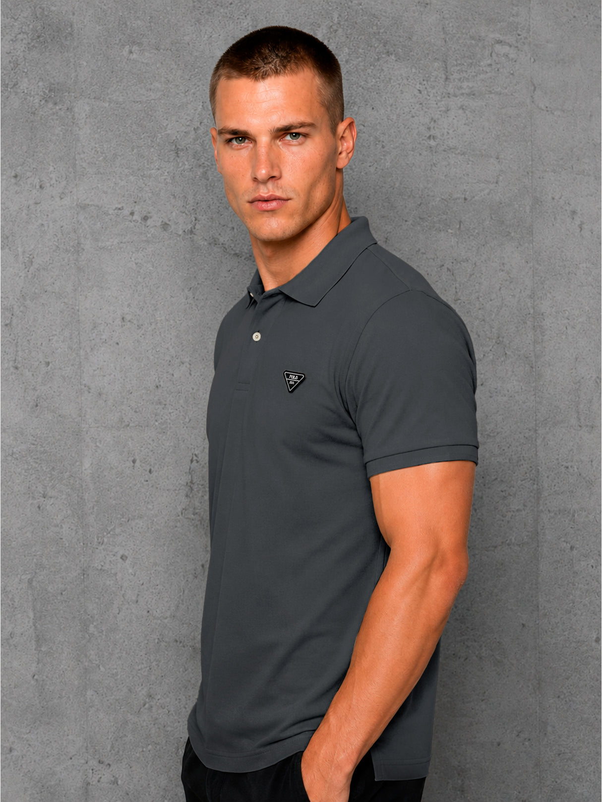 Playera HPC Polo Hombre Slim Fit Algodón Manga Corta Casual