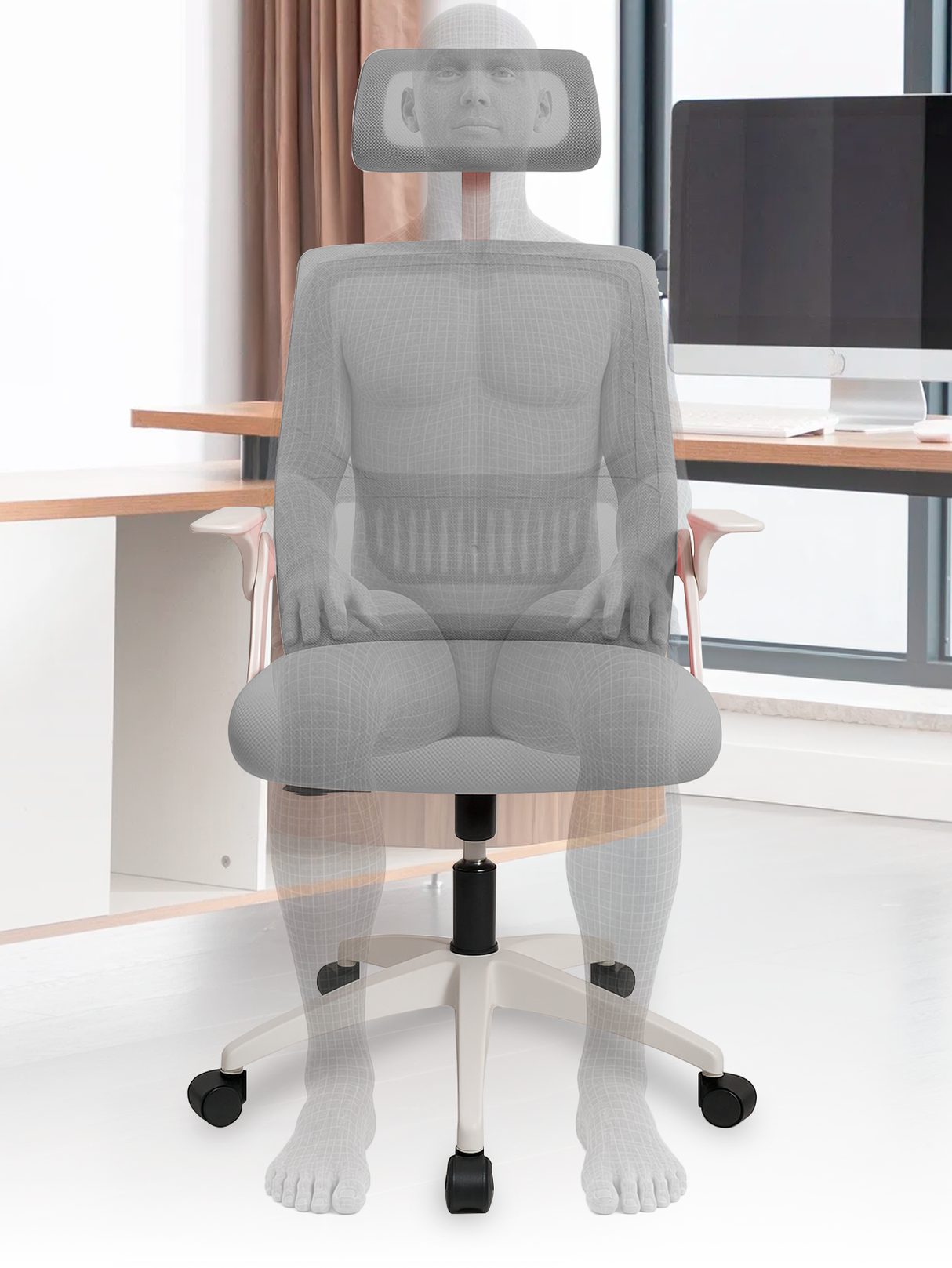 Silla Oficina Ejecutiva Ergonómica Premium Lumbar 360°