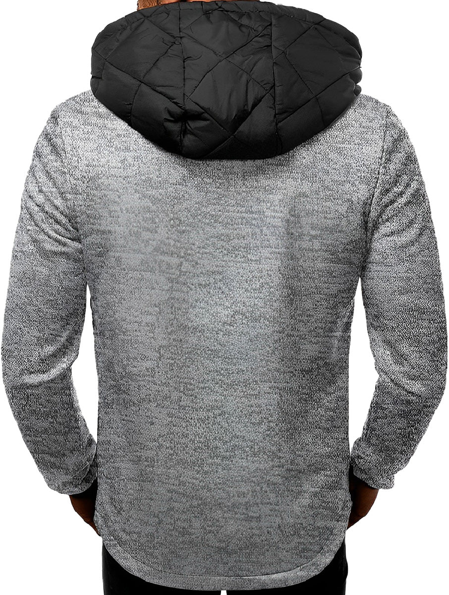 Sudadera Hombre Con Capucha Deportiva Con Cierre Hoodie