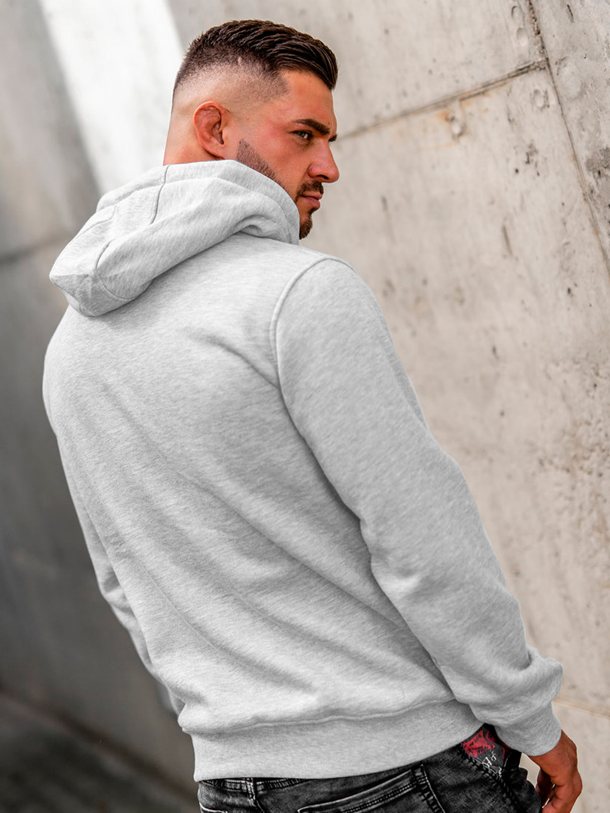 Sudadera Hombre Con Capucha De Calidad Hoodie