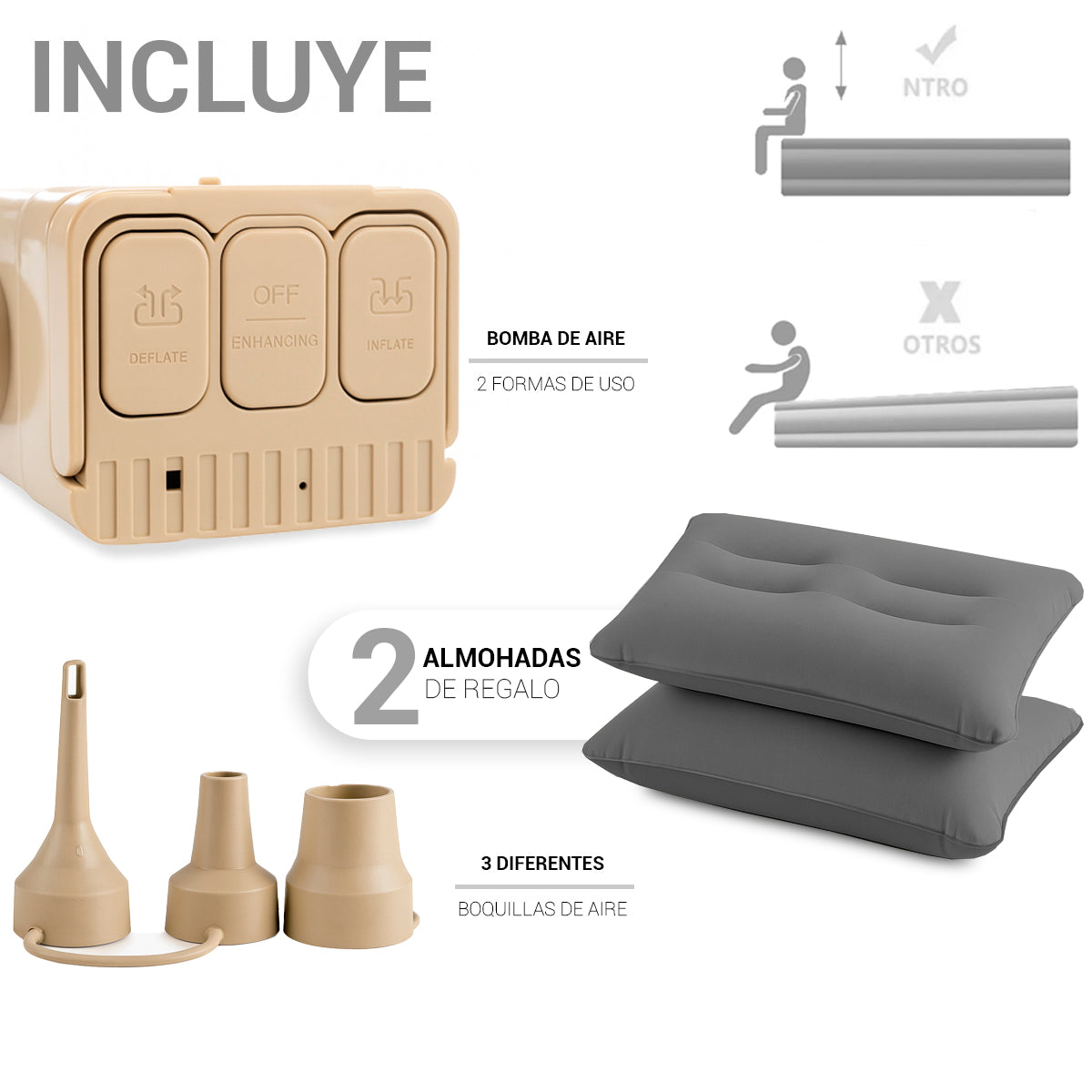 Colchón Inflable Queen Size