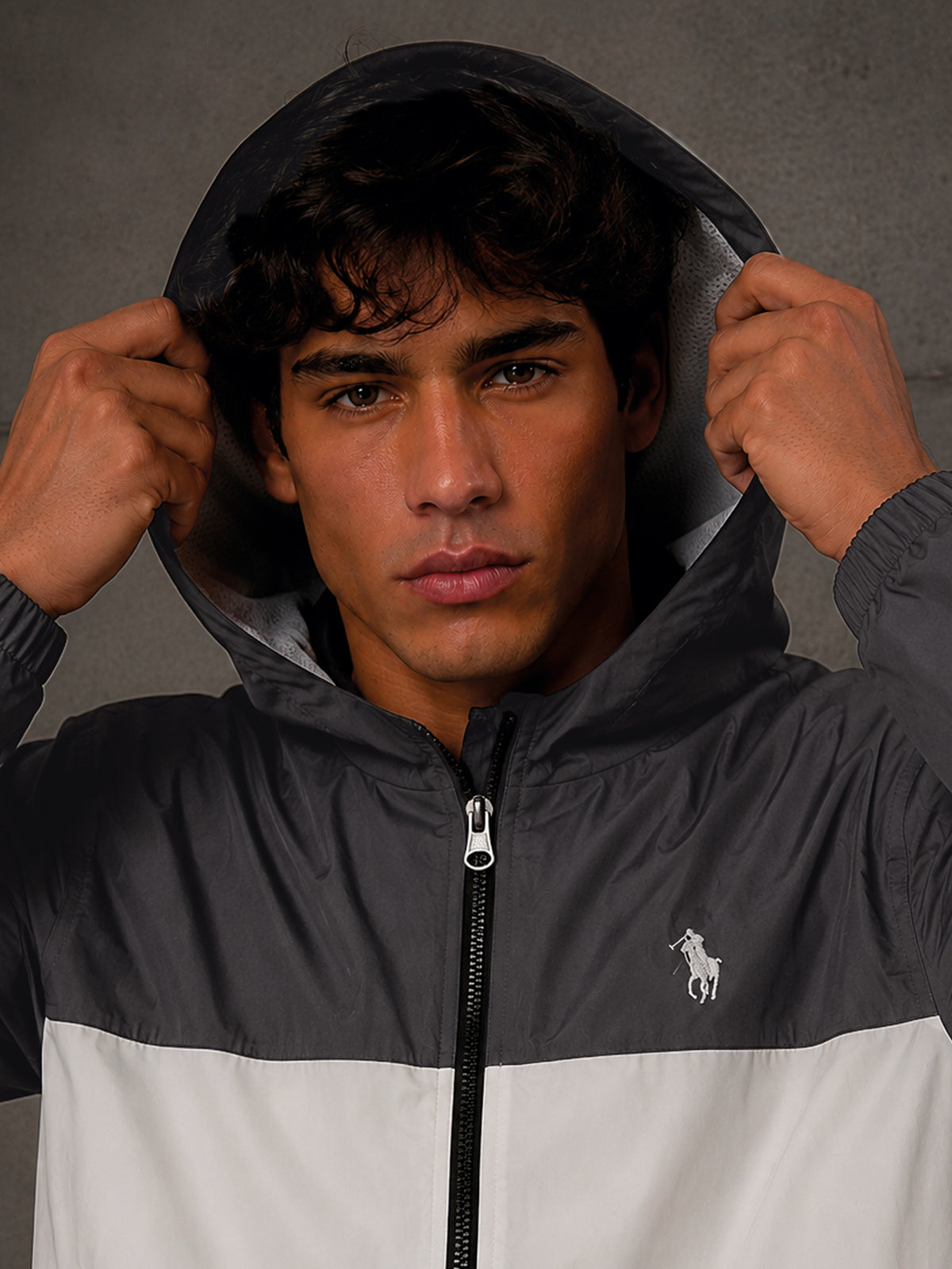Chamarra Hpc Polo Rompevientos Para Hombre