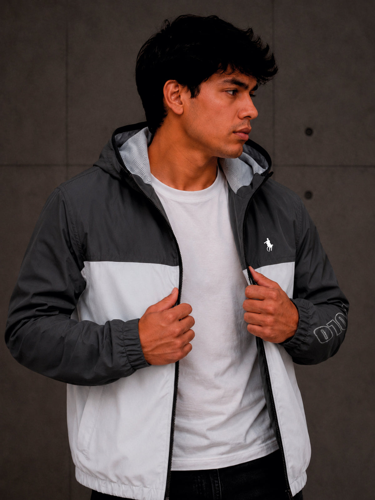 Chamarra Hpc Polo Rompevientos Para Hombre