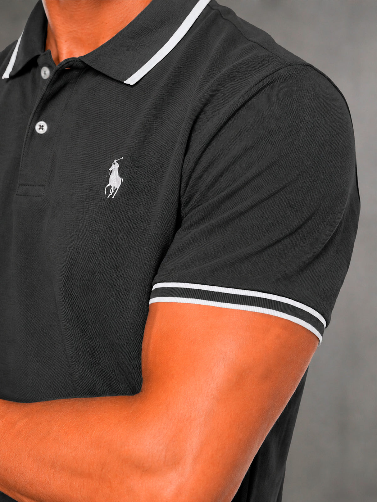 Camisa HPC Polo Hombre Manga Corta Sport Elegante Estilo Old Money
