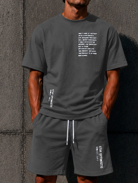 Conjuntos Deportivo Hombre Verano Playera Manga Corta