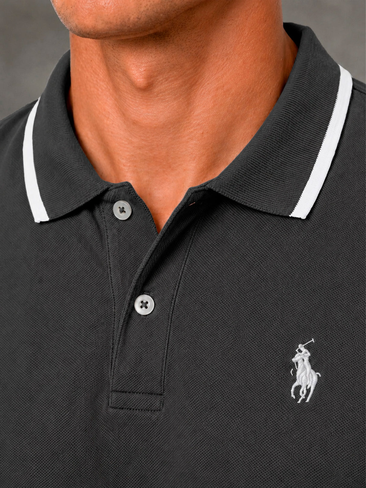 Camisa HPC Polo Hombre Manga Corta Sport Elegante Estilo Old Money