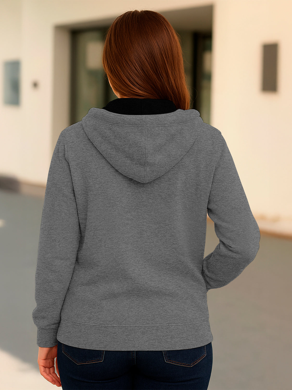 Sudadera Mujer Con Capucha De Calidad