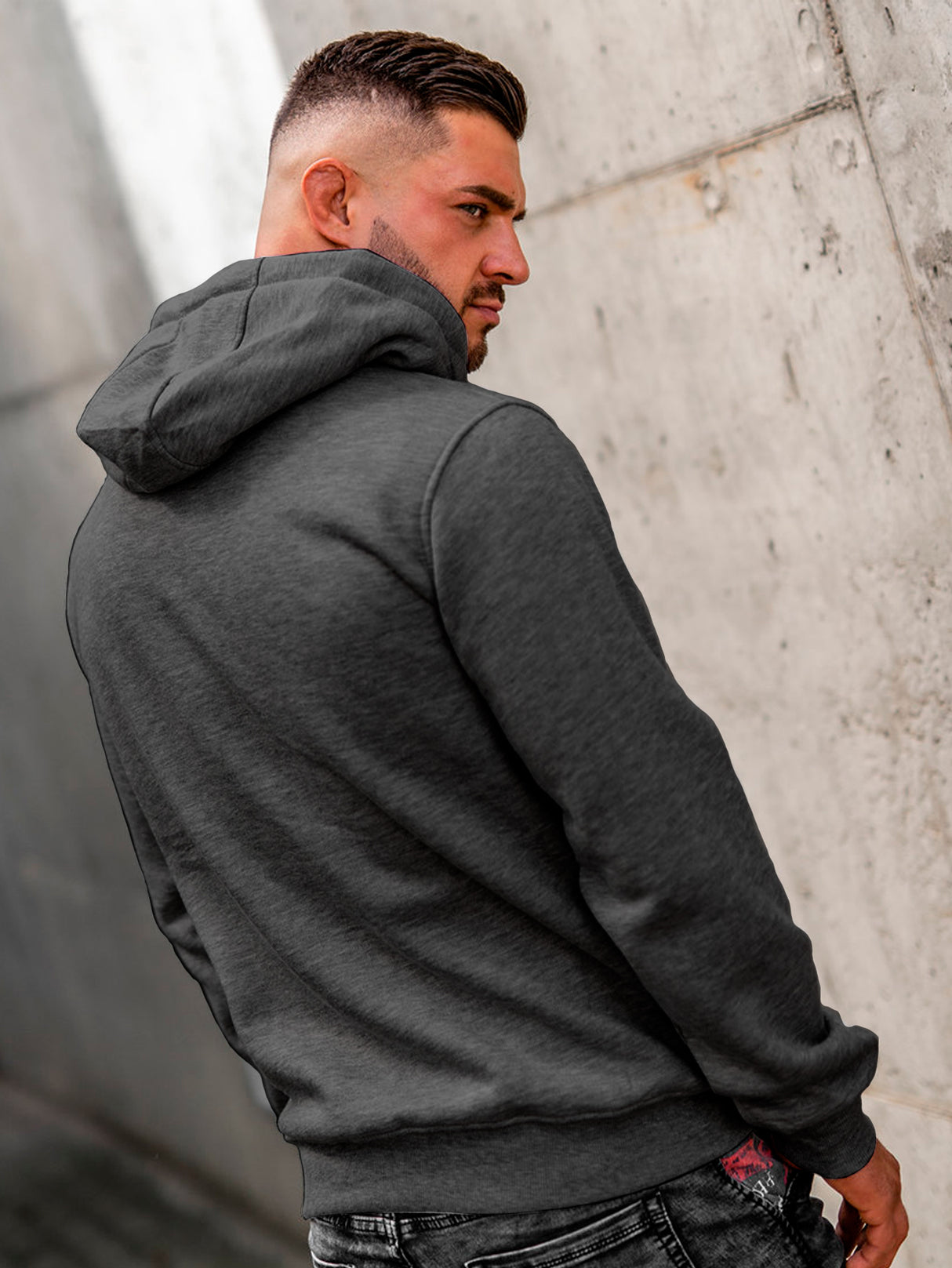 Sudadera Hombre Con Capucha De Calidad Hoodie