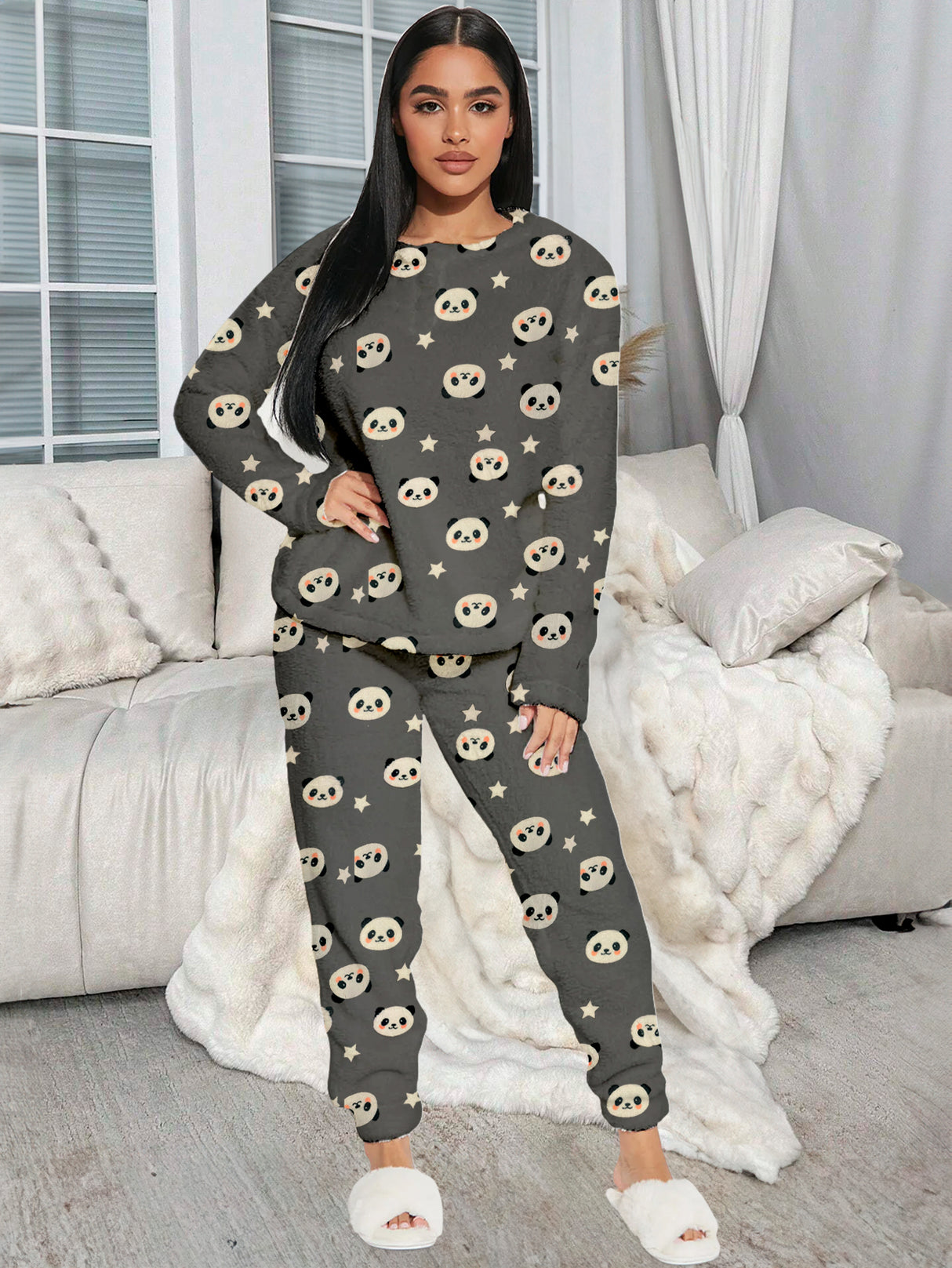 Pijama Para Mujer Conjunto 2 Piezas Elegante invierno