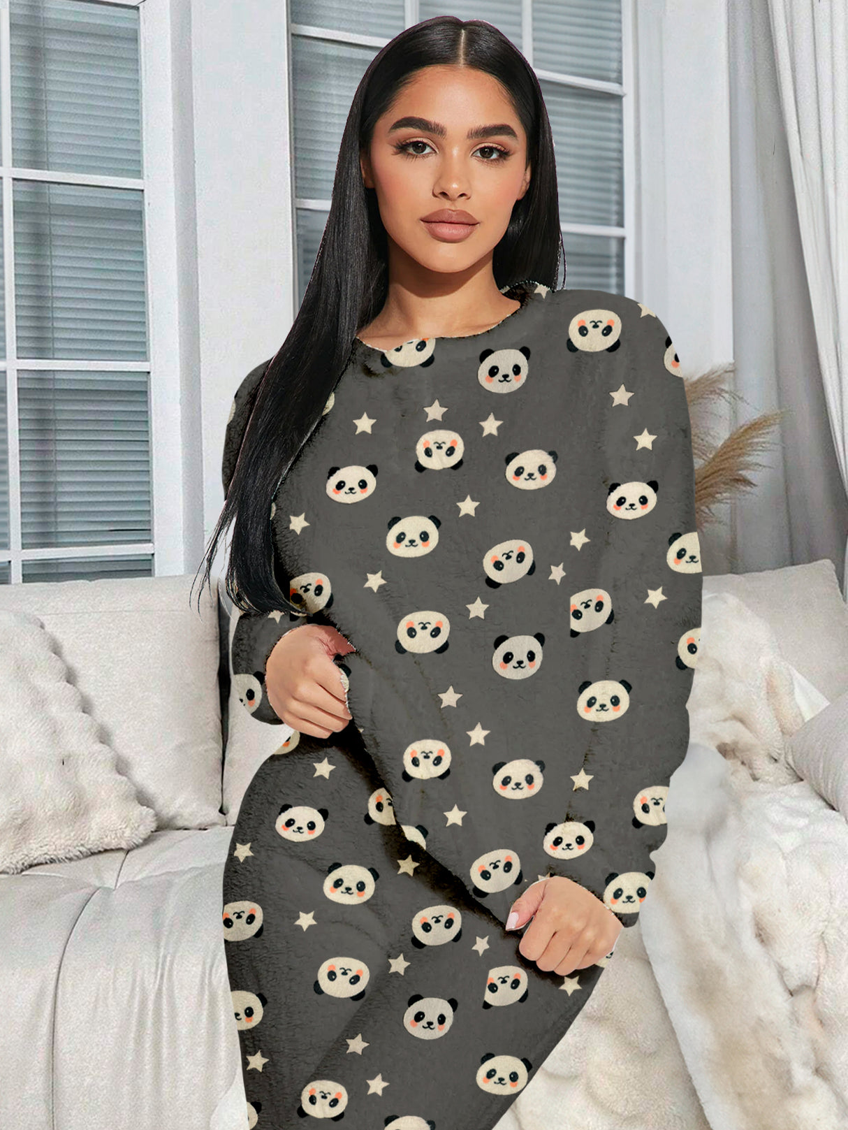 Pijama Para Mujer Conjunto 2 Piezas Elegante invierno