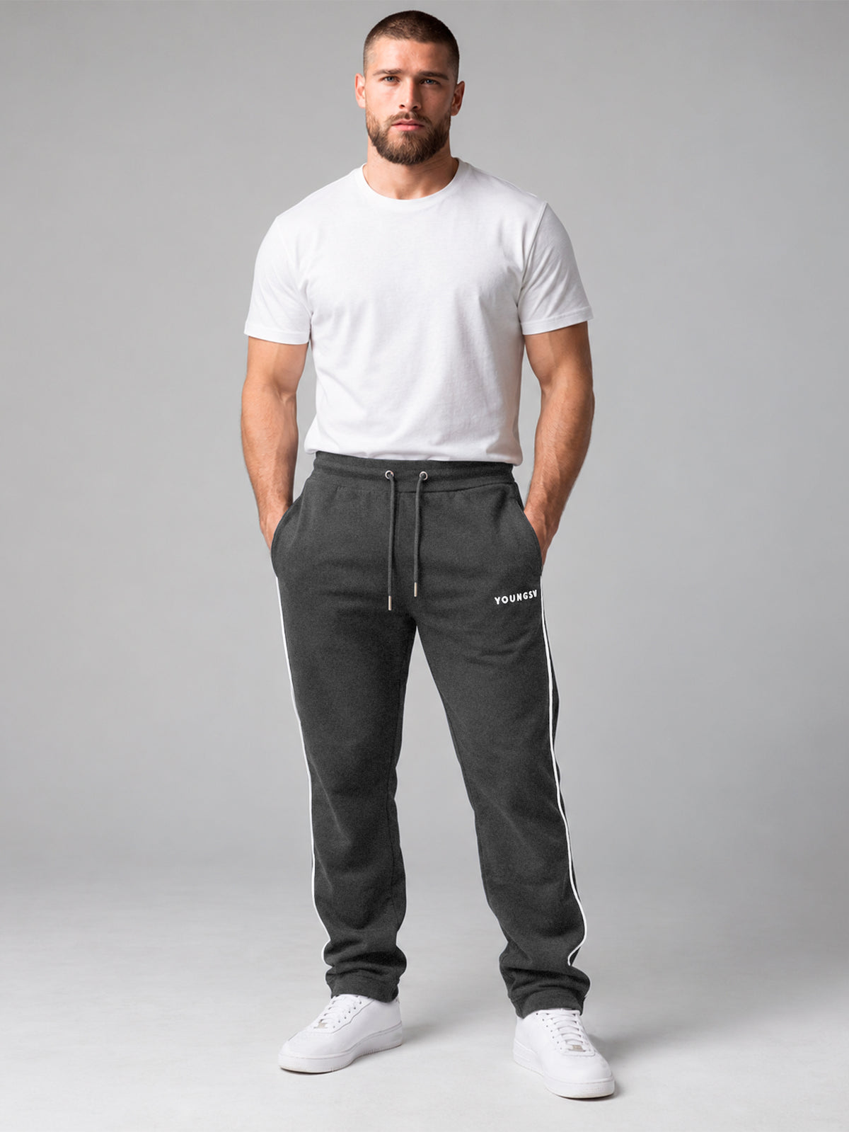 Pants Para Hombre Slim Fit Jogger Deportivo Elastico
