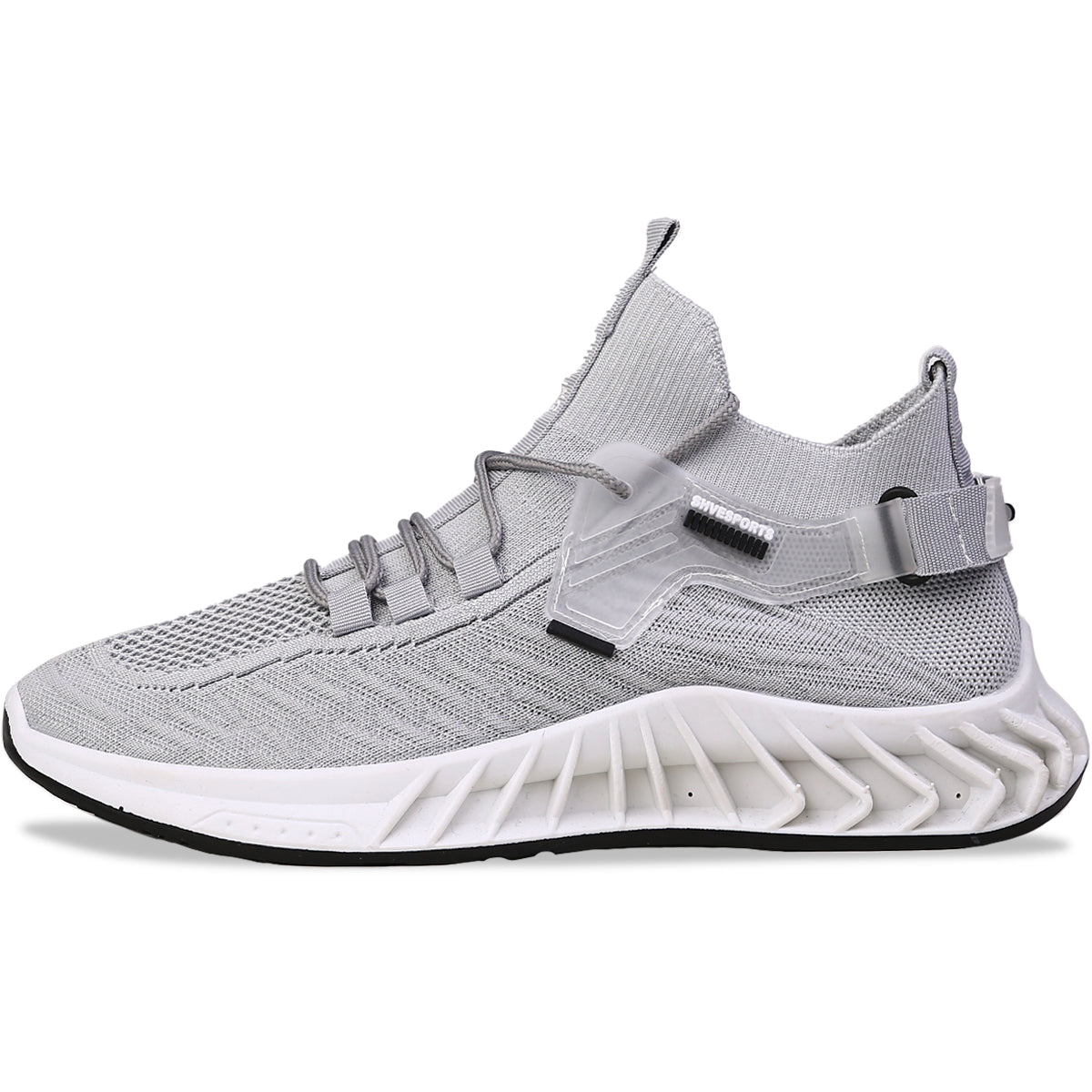 Zapato para hombre con suele resistente al impacto, Zapatilla de uso deportivo con suela ligera y transpirable, Tenis deportivo para hombre con cordones de moda