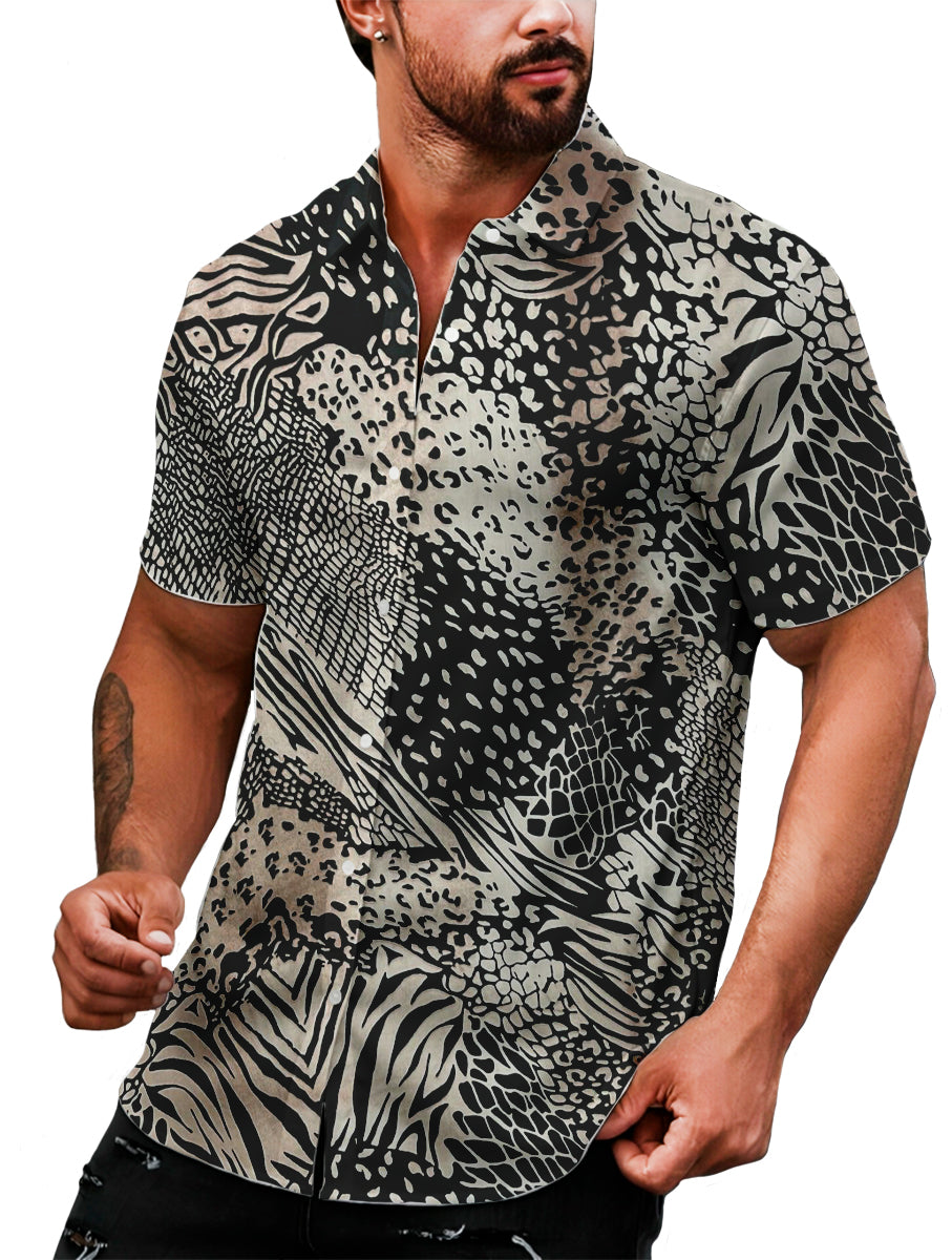 Camisa Casual Para Hombre Strech Manga Corta Shendy Vendy