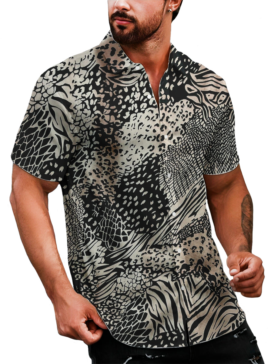 Camisa Casual Para Hombre Strech Manga Corta Shendy Vendy