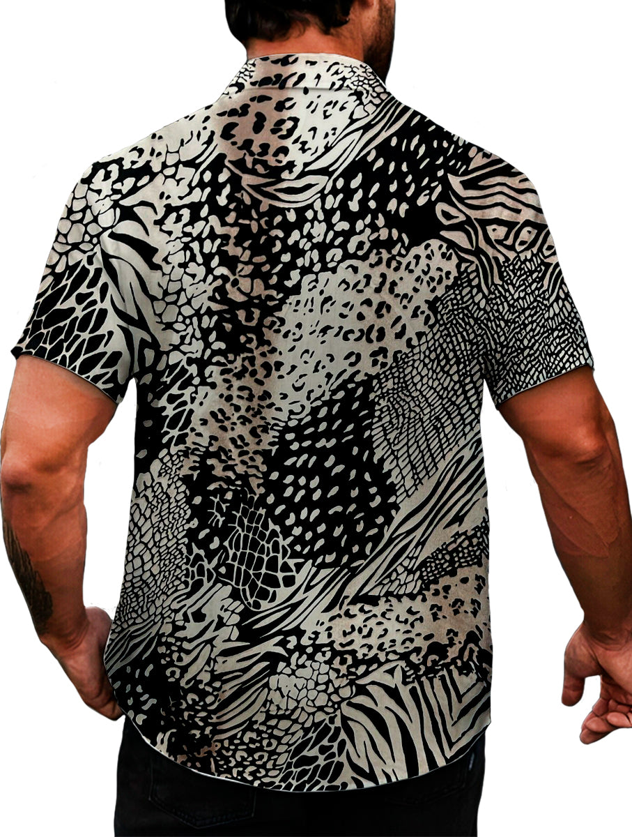 Camisa Casual Para Hombre Strech Manga Corta Shendy Vendy