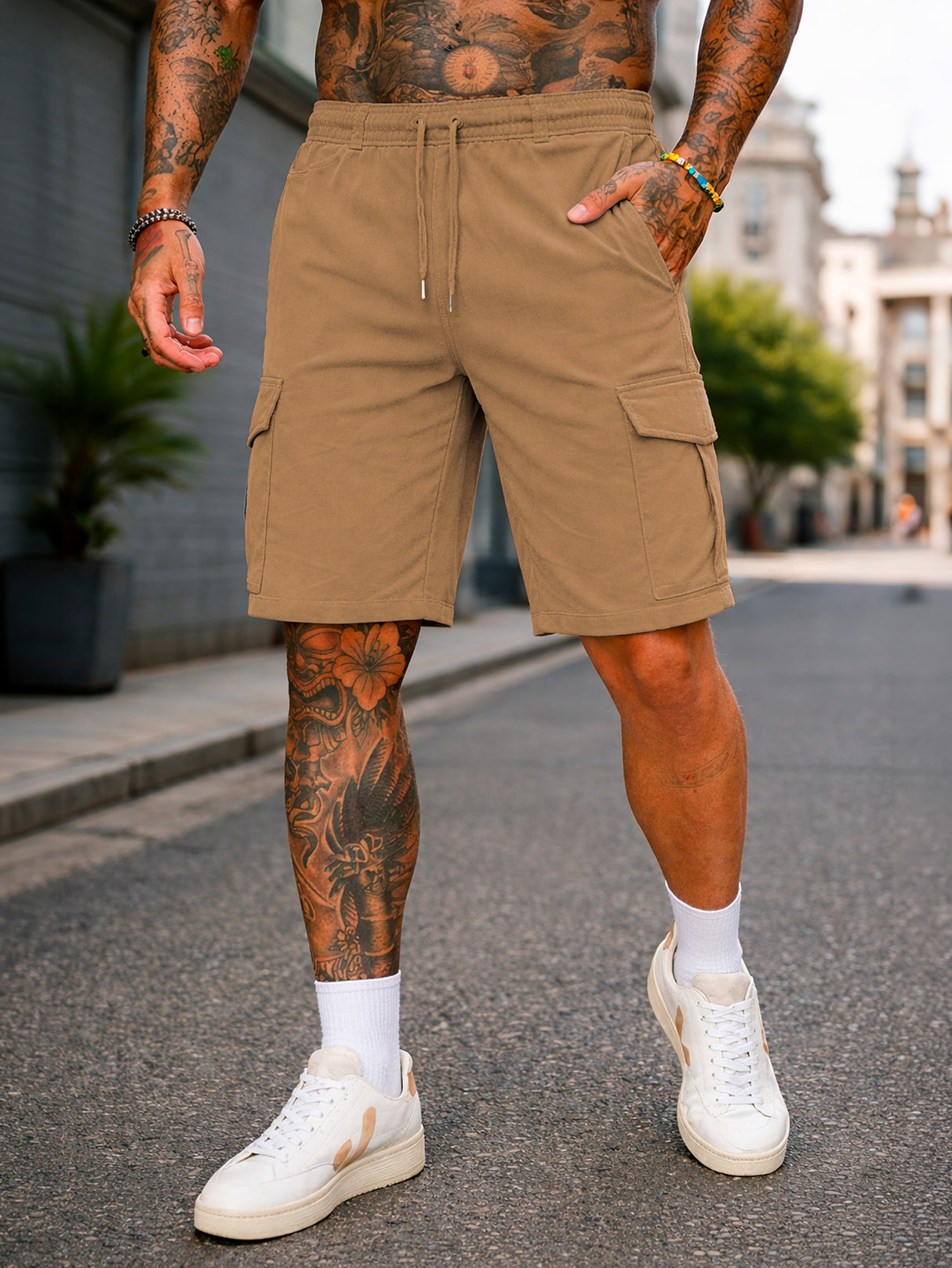 Pantalones Cortos Cargo Tacticos para Hombre Pantalon Short Senderismo Transpirable para Exteriores