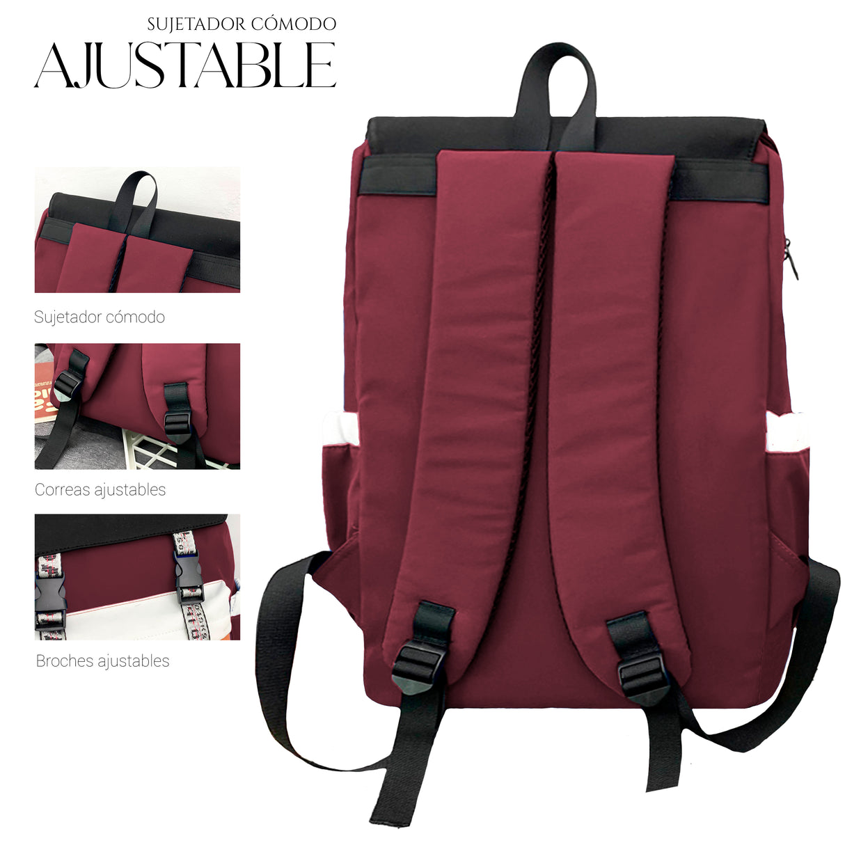 Mochila Backpack Impermeable Escolar De Gran Capacidad