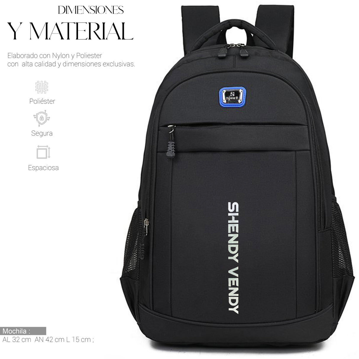 Mochila Para Estudiante Multifuncional