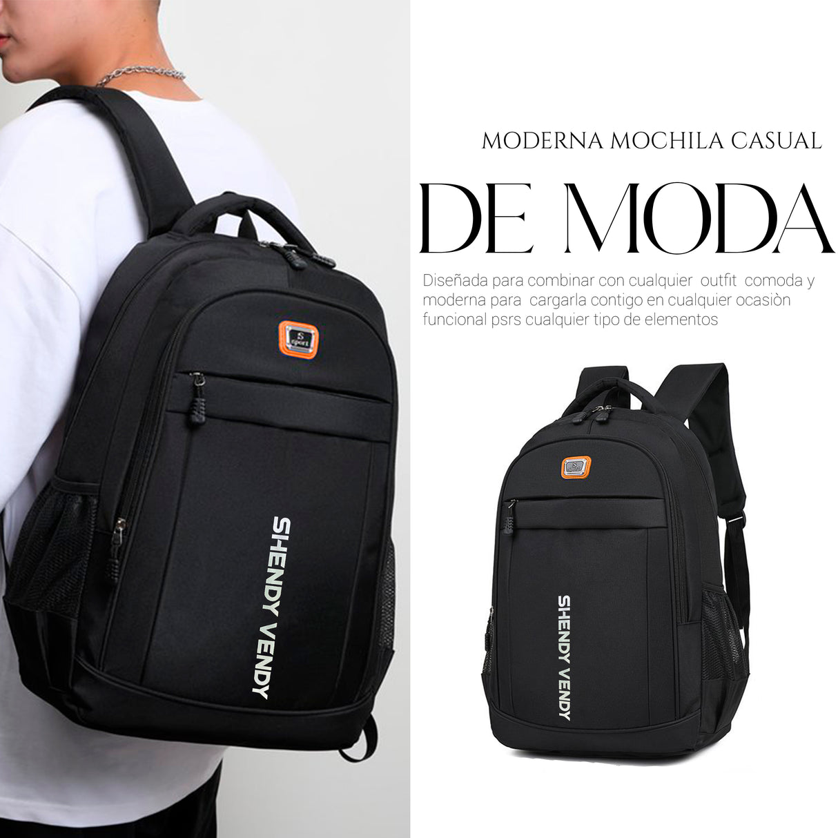 Mochila Para Estudiante Multifuncional
