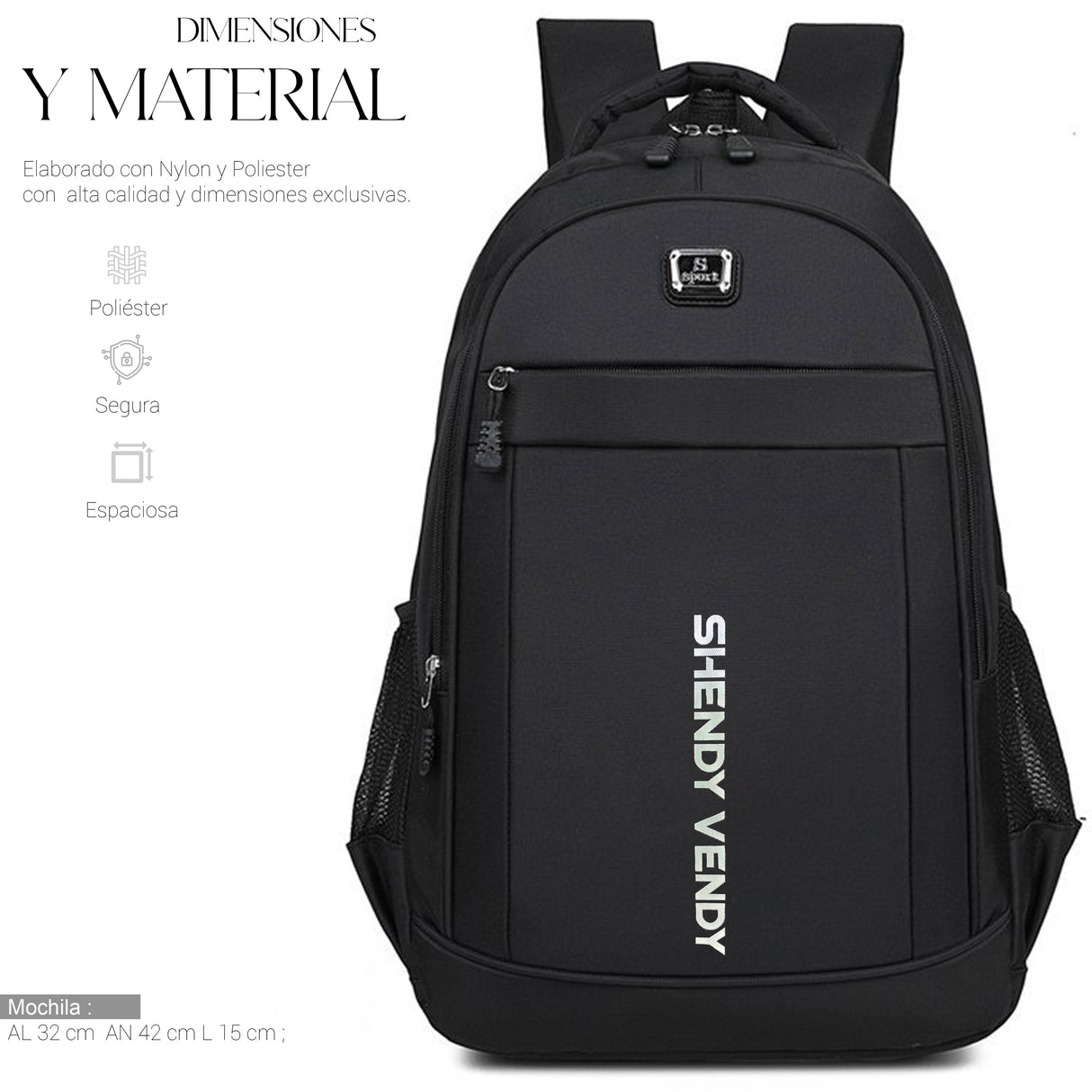 Mochila Para Estudiante Multifuncional