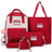 Mochilas Set 5 Pzs Escolar Bolsas Lapicera