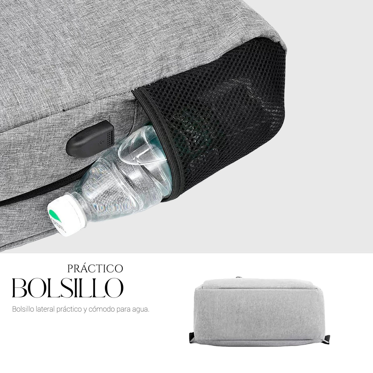 Mochila Escolar Para Laptop Carga Usb