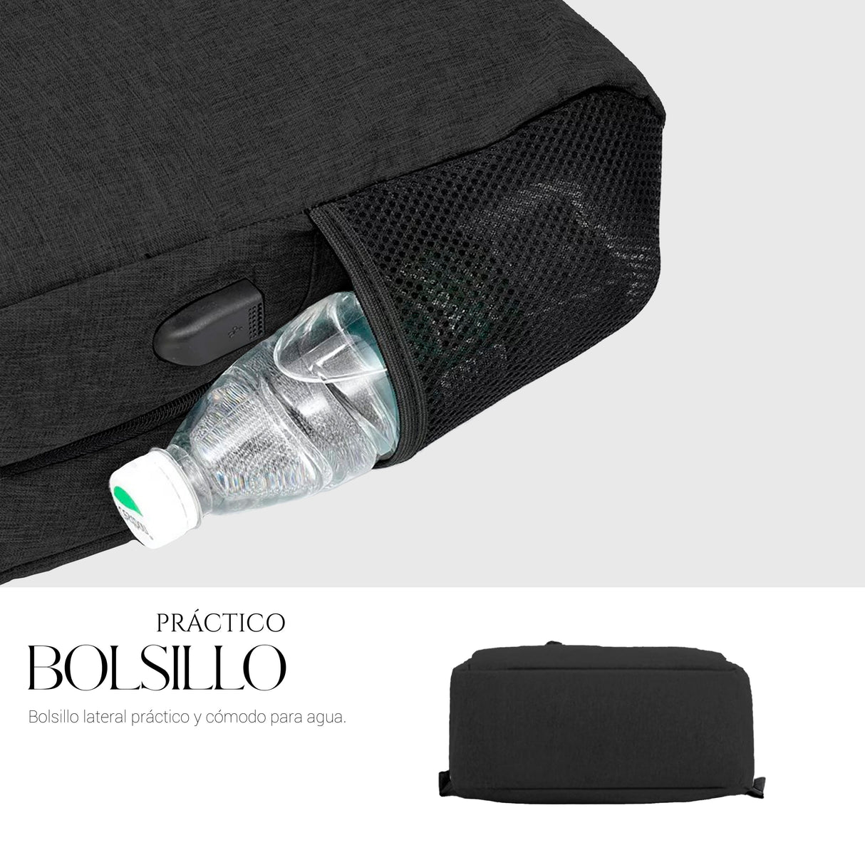 Mochila Escolar Para Laptop Carga Usb