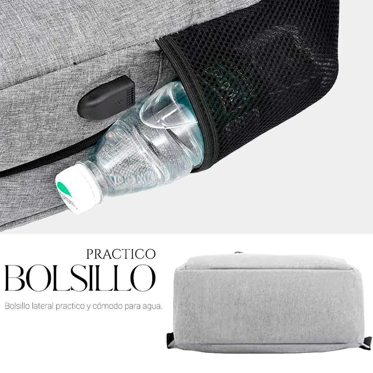 Mochila Escolar Para Laptop Carga Usb